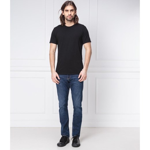 T-shirt męski czarny Calvin Klein Underwear gładki 