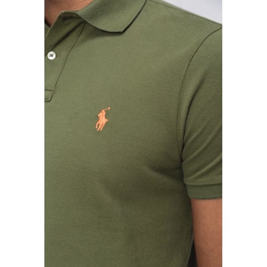 T-shirt męski Polo Ralph Lauren z krótkimi rękawami bez wzorów bawełniany 