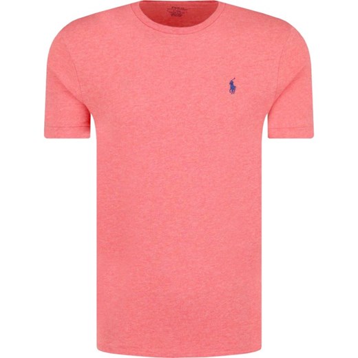 T-shirt męski Polo Ralph Lauren różowy z krótkim rękawem 