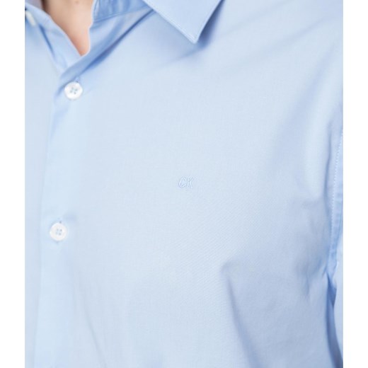 Koszula męska Calvin Klein z krótkim rękawem z klasycznym kołnierzykiem 