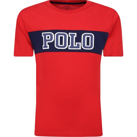 T-shirt chłopięce Polo Ralph Lauren z krótkim rękawem z napisami 