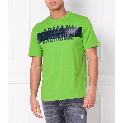 T-shirt męski Armani w stylu młodzieżowym 