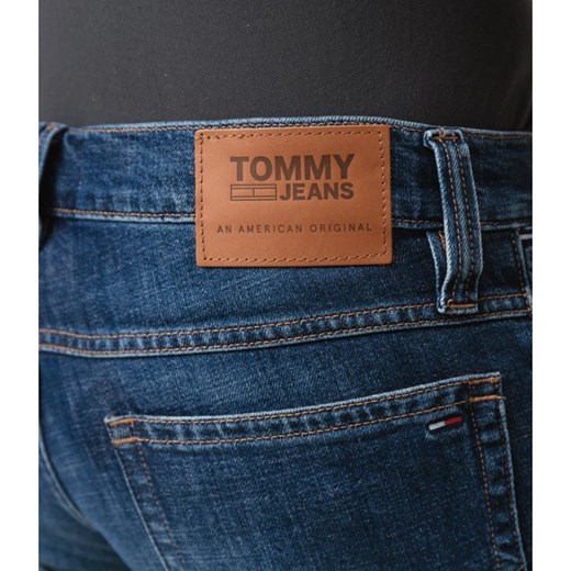Spodenki męskie Tommy Jeans bez wzorów niebieskie bez 