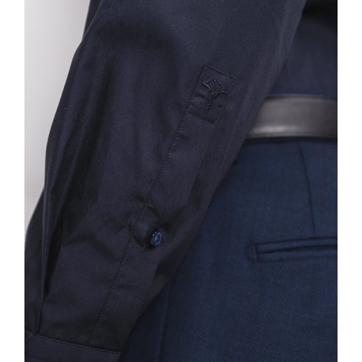 Koszula męska niebieska Joop! Collection z długim rękawem z klasycznym kołnierzykiem 