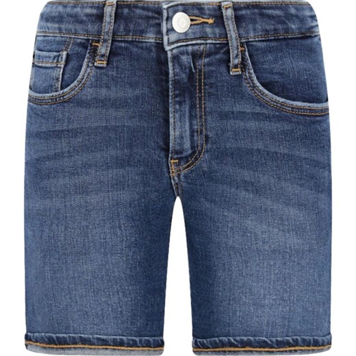 Spodenki chłopięce niebieskie Calvin Klein z jeansu 