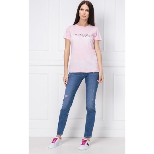 Trussardi Jeans T-shirt | Regular Fit  Trussardi Jeans M okazja Gomez Fashion Store 