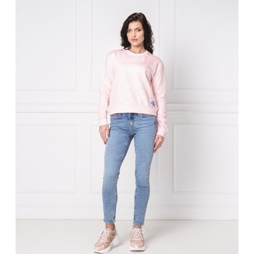 Bluza damska Calvin Klein casual różowa 
