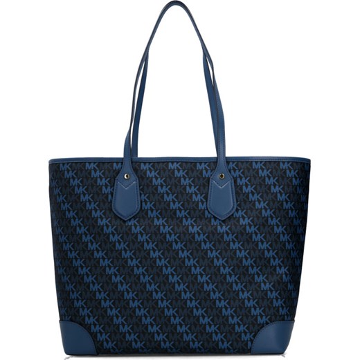 Shopper bag niebieska Michael Kors z nadrukiem elegancka 