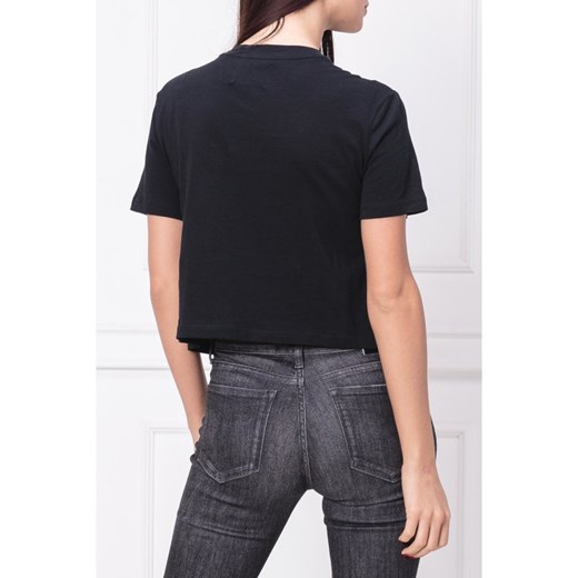 Calvin Klein Jeans T-shirt MONOGRAM CROP POCKET | Regular Fit Calvin Klein  XS Gomez Fashion Store
