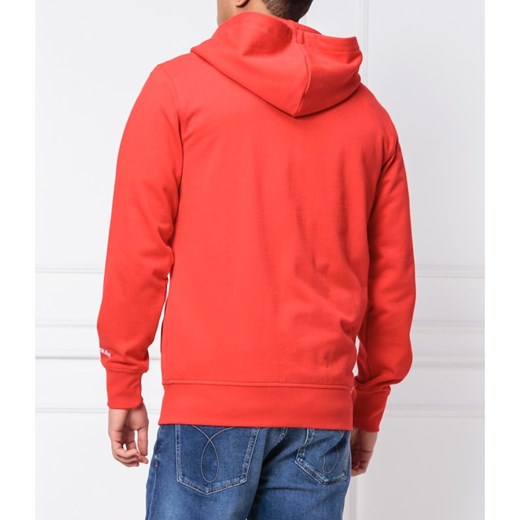 Bluza męska Calvin Klein czerwona gładka 