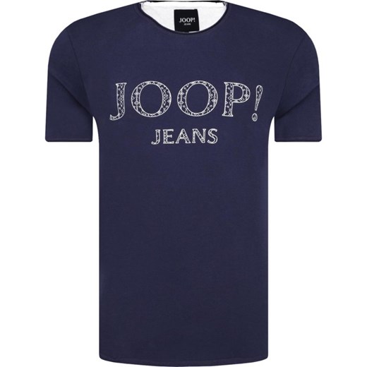 T-shirt męski Joop! Jeans niebieski z krótkim rękawem młodzieżowy 