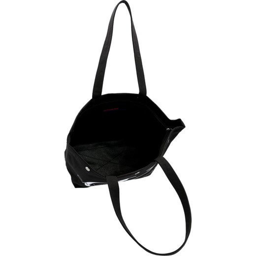 Shopper bag Calvin Klein elegancka czarna duża bez dodatków 