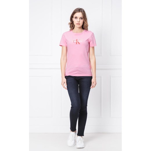 Calvin Klein Jeans T-shirt FLOCK MONOGRAM | Slim Fit Calvin Klein  M Gomez Fashion Store