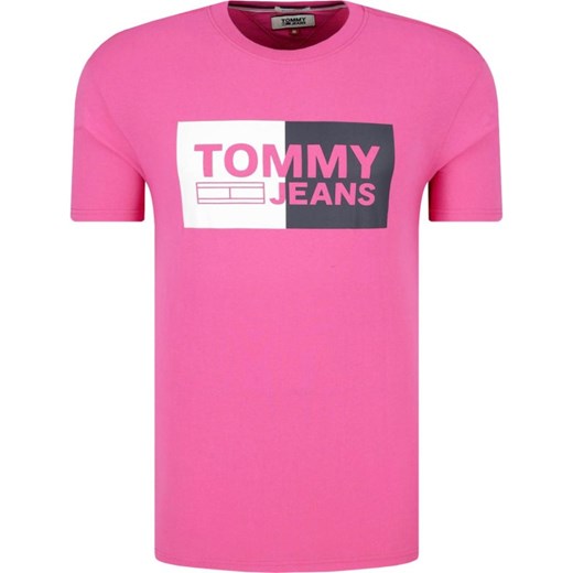 T-shirt męski Tommy Jeans z krótkim rękawem na wiosnę 