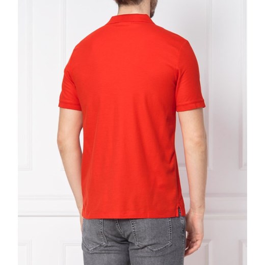 T-shirt męski Calvin Klein czerwony z krótkim rękawem 