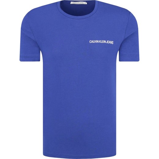 Niebieski t-shirt męski Calvin Klein 