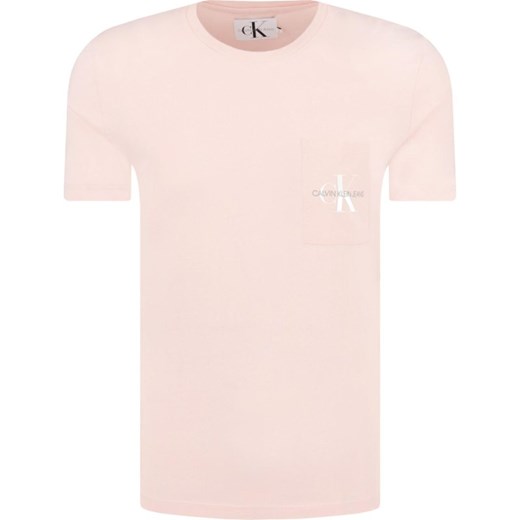 Calvin Klein t-shirt męski na lato z krótkim rękawem bez wzorów 