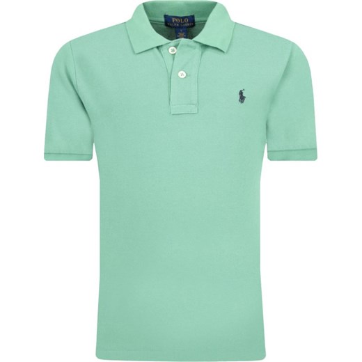 T-shirt chłopięce Polo Ralph Lauren z krótkim rękawem zielony bez wzorów 