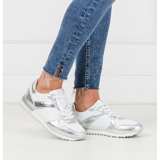 Pepe Jeans buty sportowe damskie sneakersy bez wzorów płaskie 