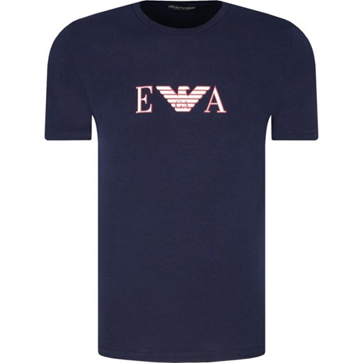 T-shirt męski Emporio Armani niebieski 