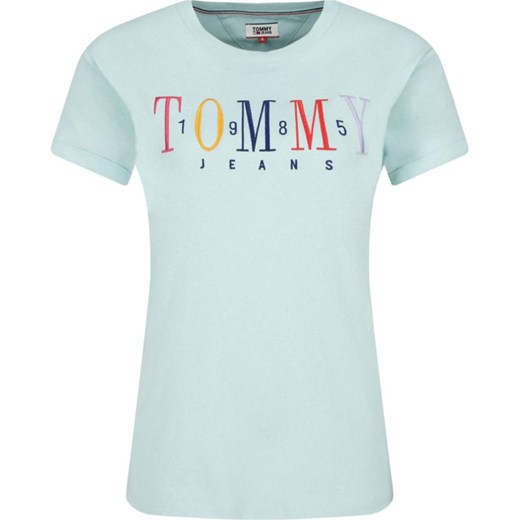 Bluzka damska Tommy Jeans z haftem 