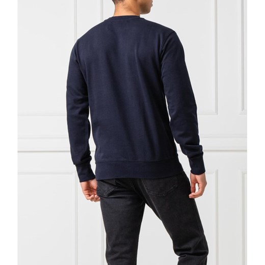Bluza męska czarna Calvin Klein z napisem w stylu młodzieżowym 