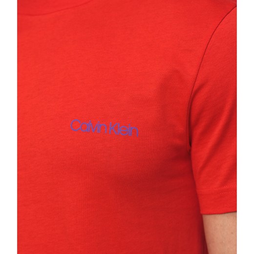 T-shirt męski Calvin Klein bez wzorów z krótkim rękawem 
