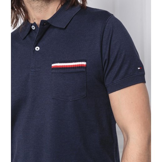 T-shirt męski Tommy Hilfiger z krótkim rękawem bez wzorów 