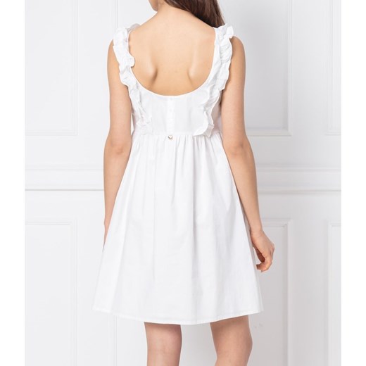 Biała sukienka Mytwin Twinset bez rękawów na co dzień 
