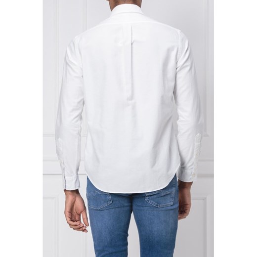 Biała koszula męska Polo Ralph Lauren z długim rękawem z kołnierzykiem button down 