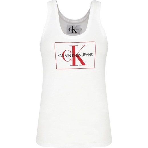 Calvin Klein Jeans Top OUTLINE MONOGRAM | Fitted fit