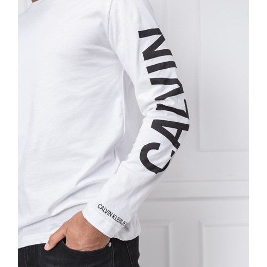 T-shirt męski Calvin Klein z długim rękawem na wiosnę 