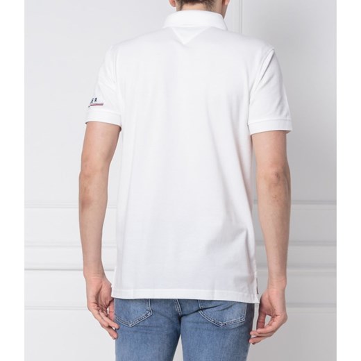 Tommy Hilfiger t-shirt męski z krótkim rękawem biały bez wzorów 