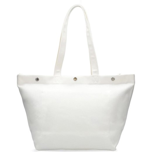 Shopper bag Calvin Klein bez dodatków na ramię 