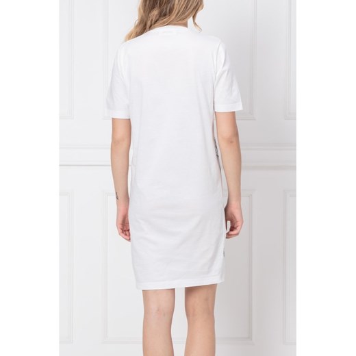 Sukienka Dsquared2 biała z krótkim rękawem 