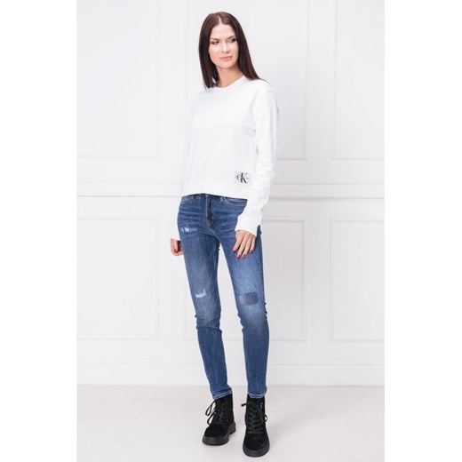 Calvin Klein Jeans Bluza BOXY CN MONOGRAM | Regular Fit Calvin Klein  S promocja Gomez Fashion Store 