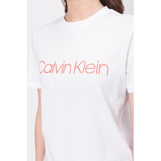 Bluzka damska Calvin Klein casual z napisami 