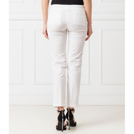 Spodnie damskie Twinset białe w stylu klasycznym 