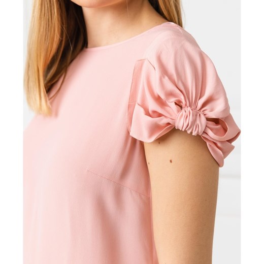 Sukienka N21 różowa prosta midi 