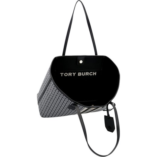 Shopper bag Tory Burch z breloczkiem na ramię 