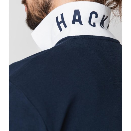 T-shirt męski Hackett London letni z krótkimi rękawami casual 
