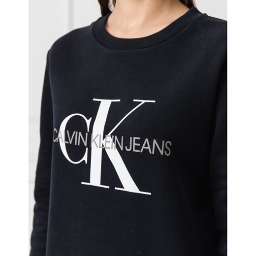 Calvin Klein bluza damska czarna krótka 