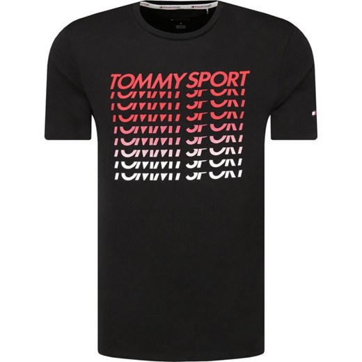 T-shirt męski Tommy Sport z krótkim rękawem na wiosnę 