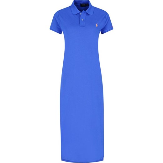Sukienka Polo Ralph Lauren na co dzień niebieska bez wzorów 
