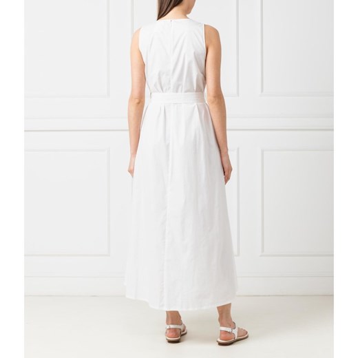 Sukienka Max & Co. maxi biała bez rękawów prosta 