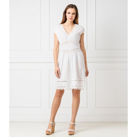 Liu Jo Beachwear sukienka biała prosta 