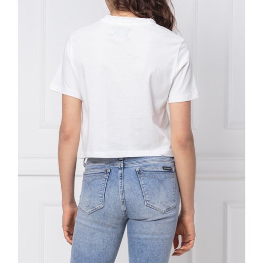 Calvin Klein Jeans T-shirt MONOGRAM CROP POCKET | Regular Fit Calvin Klein  S Gomez Fashion Store