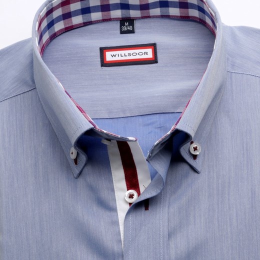 Koszula WR Slim Fit (wzrost 176-182) willsoor-sklep-internetowy niebieski koszule