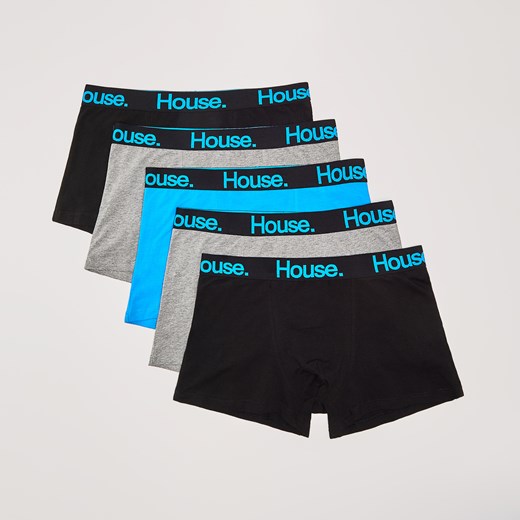 House - 5 pack bokserek House - Wielobarwn House   