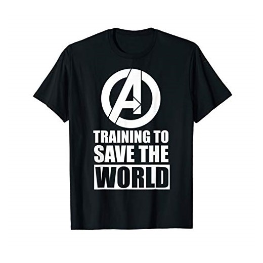 Marvel Avengers Training to Save World Graphic T-Shirt